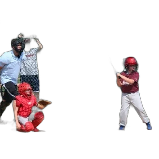 baseball, game, batter, maroon transparent PNG cut-out