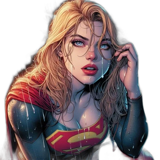 comic book art, concept art, cartoon, fantasy art transparent PNG cut-out