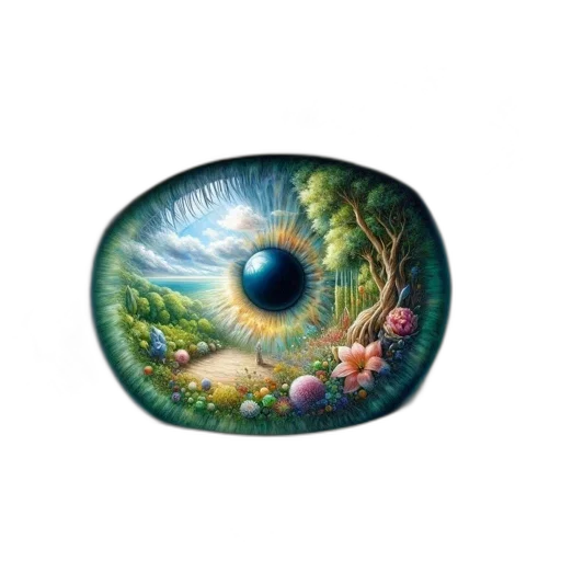 creature, flower, jewelry, fantasy art transparent PNG cut-out