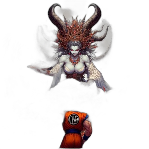 staff, dragon, crown, creature transparent PNG cut-out