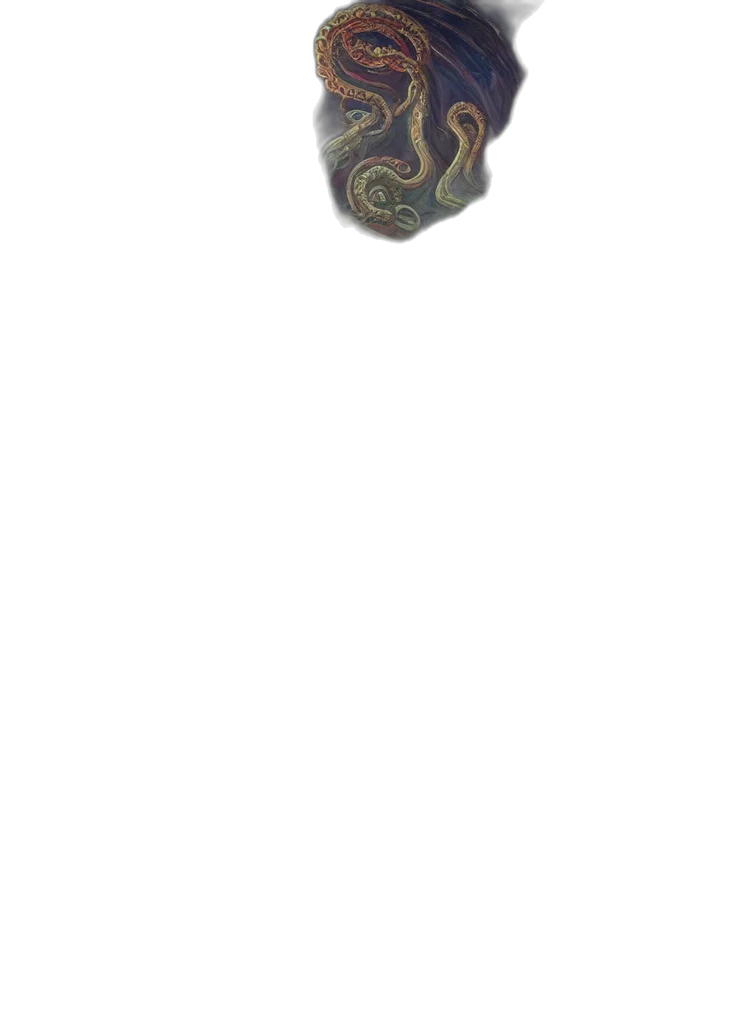 staff, jewelry, dragon, hat transparent PNG cut-out