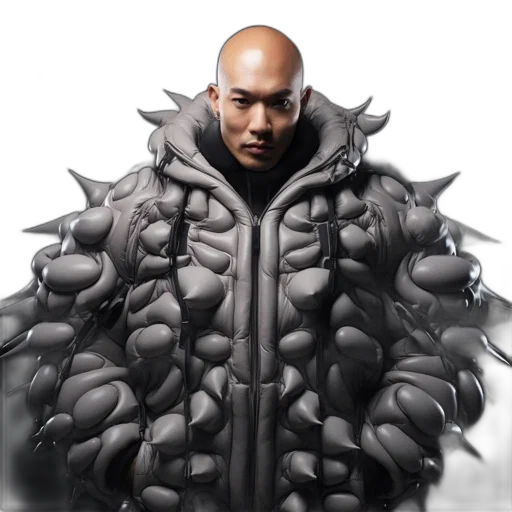 jacket, dragon, creature, concept art transparent PNG cut-out
