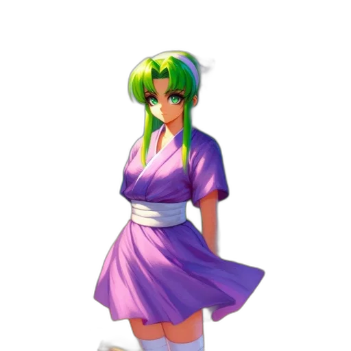 staff, dress, concept art, 3d render transparent PNG cut-out