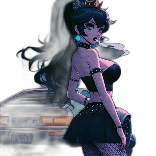 dress, car, weapon, concept art transparent PNG cut-out