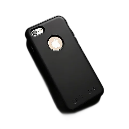 3d render, black, otterbox, symmetry transparent PNG cut-out
