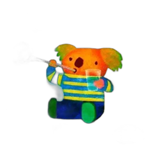 staff, robot, creature, 3d render transparent PNG cut-out