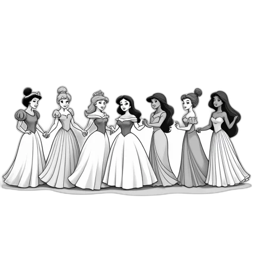 dress, crown, jewelry, staff transparent PNG cut-out