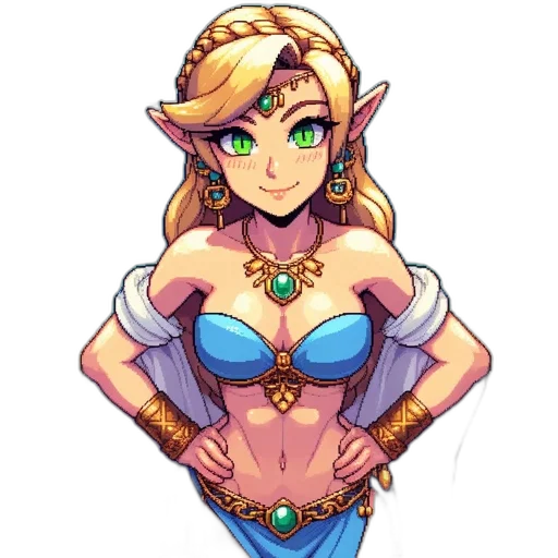 jewelry, dress, crown, staff transparent PNG cut-out