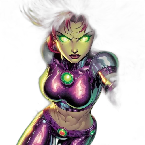 comic book art, concept art, fantasy art, cyberpunk transparent PNG cut-out