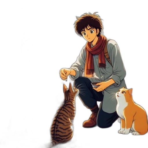 animal, concept art, pixel art, anime transparent PNG cut-out