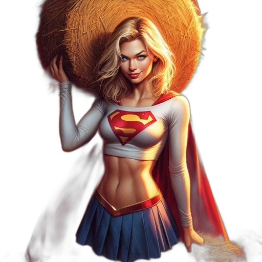 hat, dress, comic book art, concept art transparent PNG cut-out