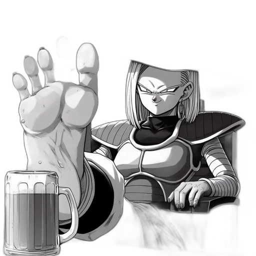 robot, concept art, comic book art, fantasy art transparent PNG cut-out