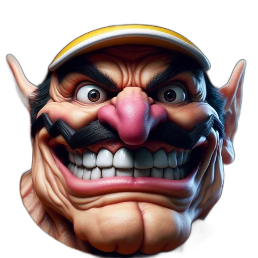 face, mask, crown, creature transparent PNG cut-out