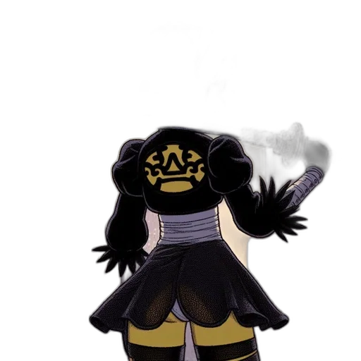 staff, mask, dress, crown transparent PNG cut-out