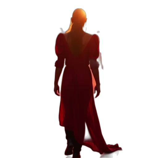 dress, staff, jacket, concept art transparent PNG cut-out