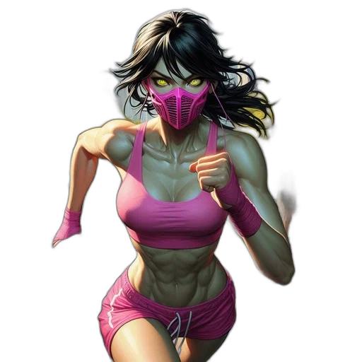 mask, face, comic book art, concept art transparent PNG cut-out