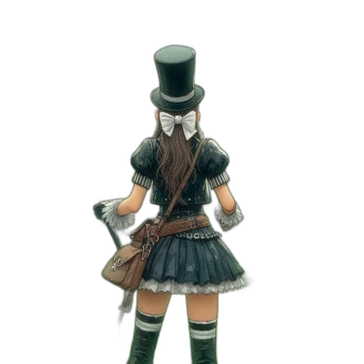 staff, hat, mask, concept art transparent PNG cut-out