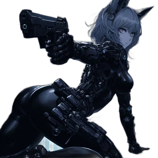 weapon, robot, animal, staff transparent PNG cut-out