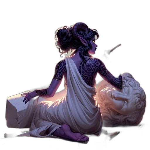 dress, concept art, fantasy art, comic book art transparent PNG cut-out