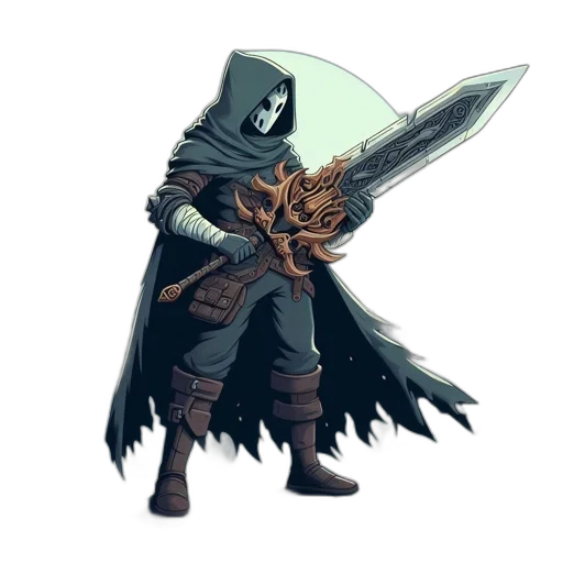 sword, staff, weapon, mask transparent PNG cut-out