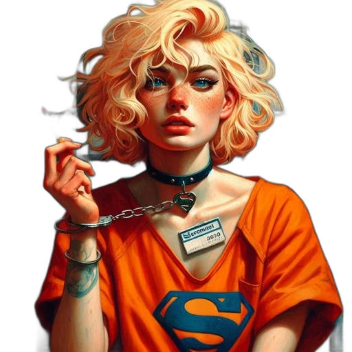 jewelry, staff, face, comic book art transparent PNG cut-out