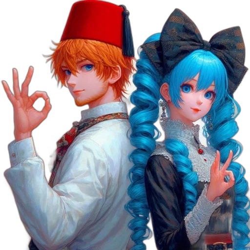 hat, staff, crown, anime transparent PNG cut-out