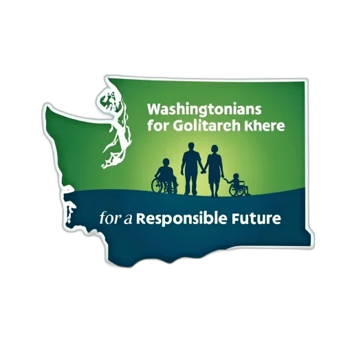 stylized, illustration, state, washington transparent PNG cut-out