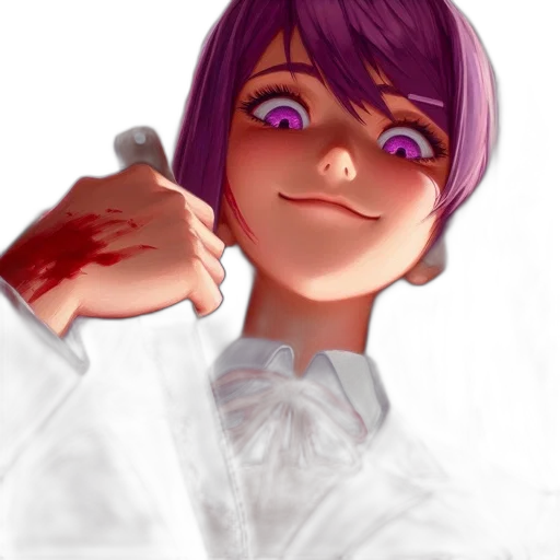 face, creature, weapon, staff transparent PNG cut-out