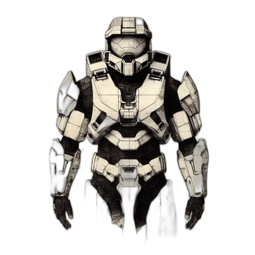 robot, weapon, jacket, concept art transparent PNG cut-out