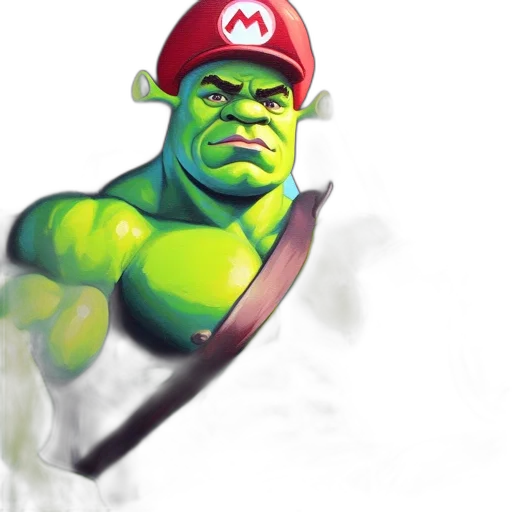 staff, weapon, creature, 3d render transparent PNG cut-out
