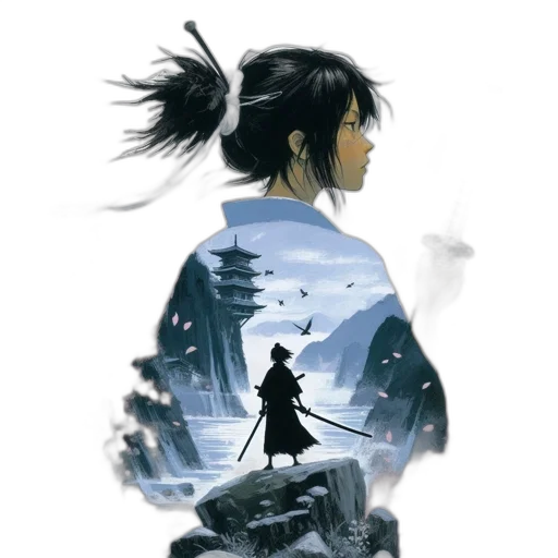 sword, concept art, fantasy art, watercolor transparent PNG cut-out