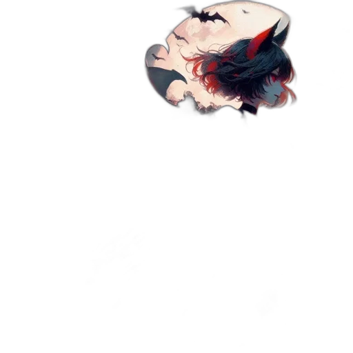hair, mask, face, weapon transparent PNG cut-out