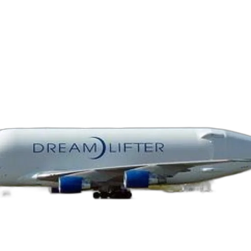 3d render, photorealistic, dreamlifter, airplane transparent PNG cut-out