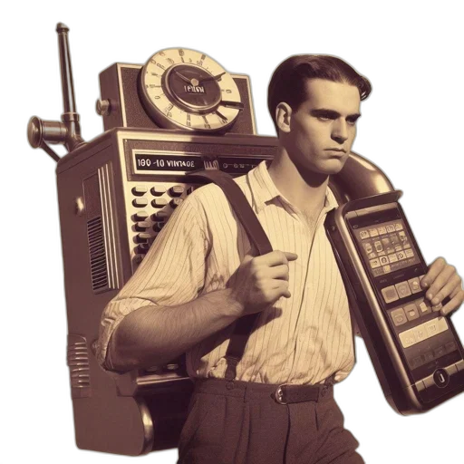 staff, robot, weapon, jacket transparent PNG cut-out