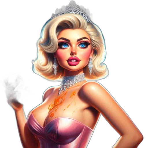 dress, concept art, fantasy art, comic book art transparent PNG cut-out