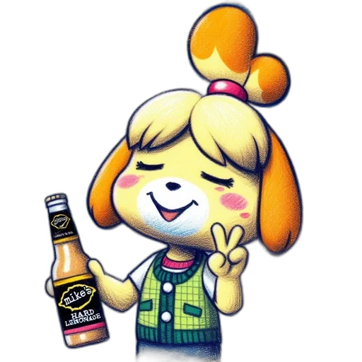 bottle, food, dress, staff transparent PNG cut-out