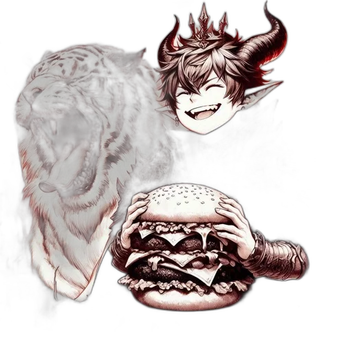 food, creature, dragon, animal transparent PNG cut-out