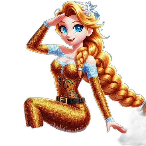 fantasy art, pixel art, cartoon, concept art transparent PNG cut-out