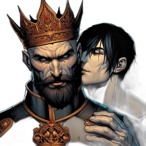 crown, comic book art, concept art, fantasy art transparent PNG cut-out