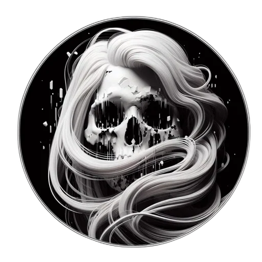 hair, mask, face, comic book art transparent PNG cut-out
