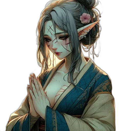 mask, staff, face, fantasy art transparent PNG cut-out