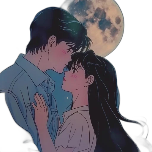 anime, vaporwave, watercolor, comic book art transparent PNG cut-out