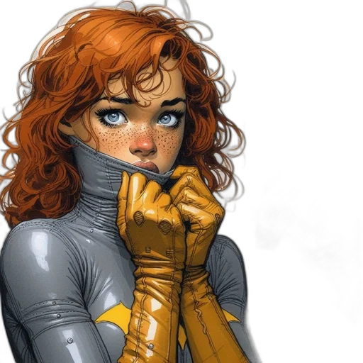 comic book art, concept art, fantasy art, cartoon transparent PNG cut-out