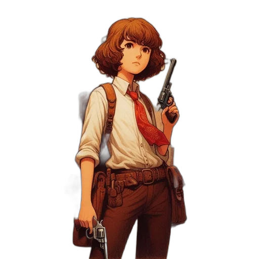 weapon, staff, jacket, concept art transparent PNG cut-out