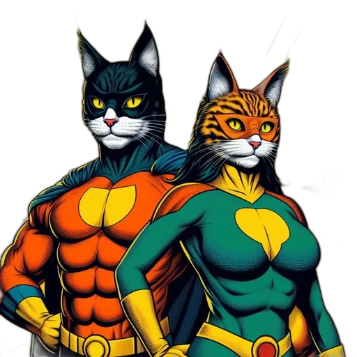 comic book art, concept art, cartoon, pixel art transparent PNG cut-out