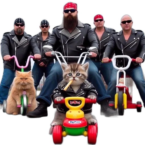animal, men, biker, gear transparent PNG cut-out