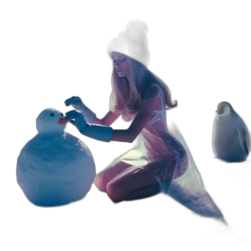 bottle, robot, hat, concept art transparent PNG cut-out