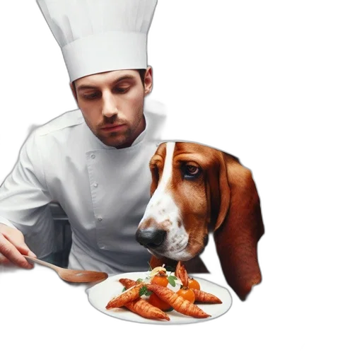 food, animal, staff, photorealistic transparent PNG cut-out