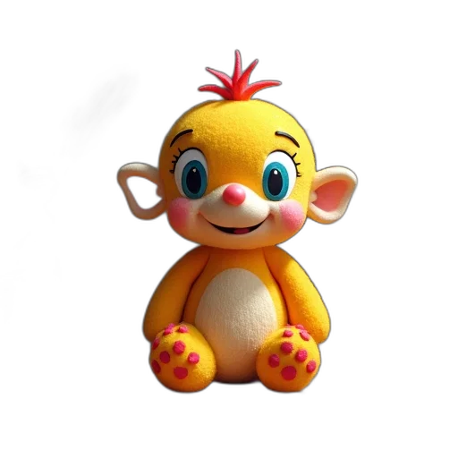 creature, animal, staff, 3d render transparent PNG cut-out