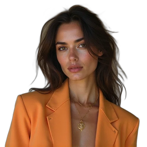 jacket, jewelry, dress, face transparent PNG cut-out